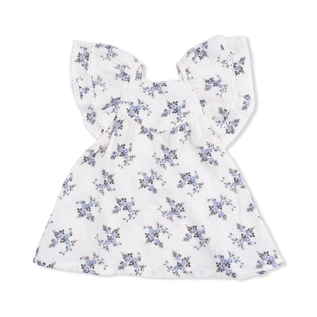 V-neck Dress and Bloomer - Belle Rosette Dot