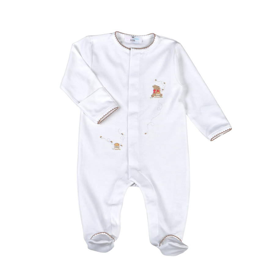 Honey Bears Pima Cotton Footie