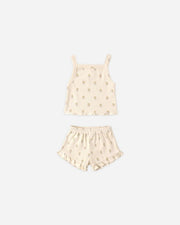 Evie Tank and Shortie Set - Buttercup