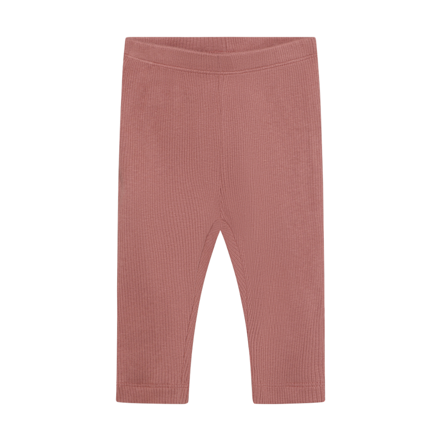 Ribbed Leggings - Burlwood