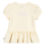 Primrose Peplum Puff Short Sleeve T-Shirt