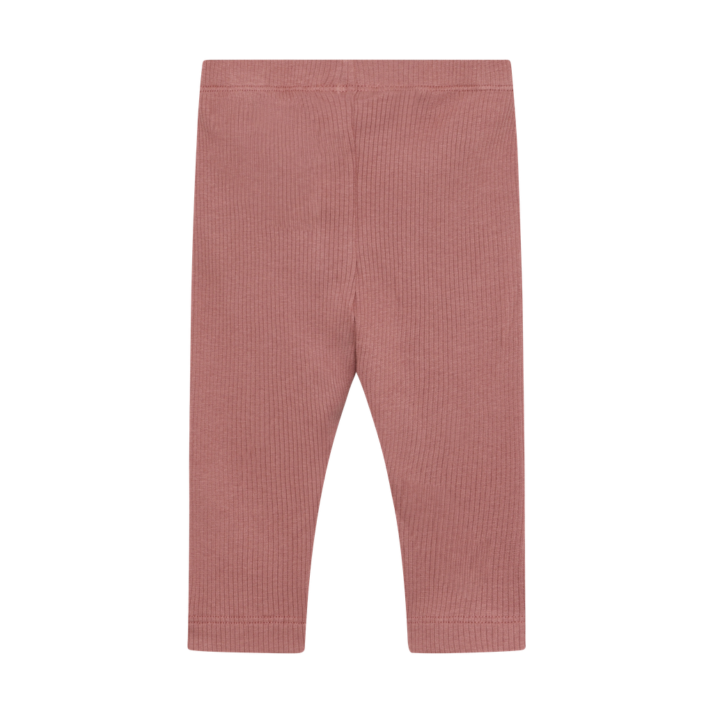Ribbed Leggings - Burlwood