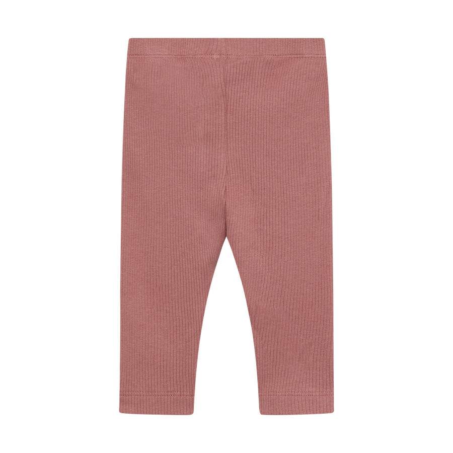 Ribbed Leggings - Burlwood