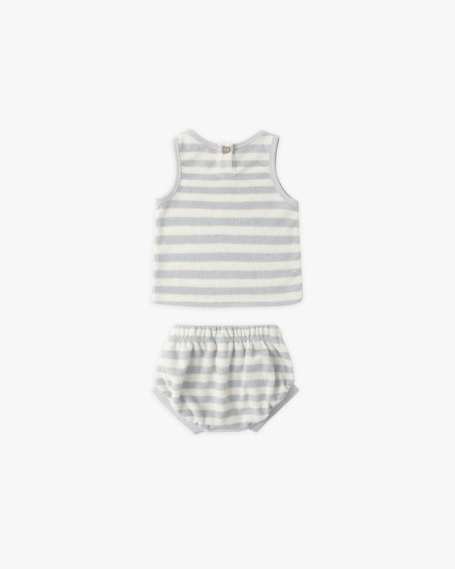 Taylor Knit Set - Sage Stripe
