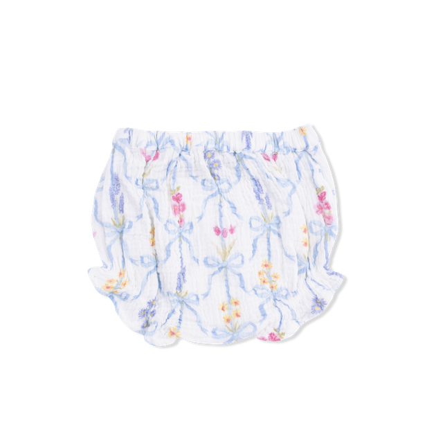 Ruffle Back Top & Bloomer - Ribbon Bouquets