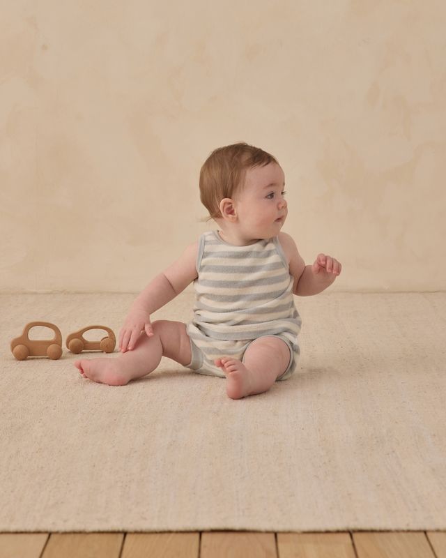 Taylor Knit Set - Sage Stripe