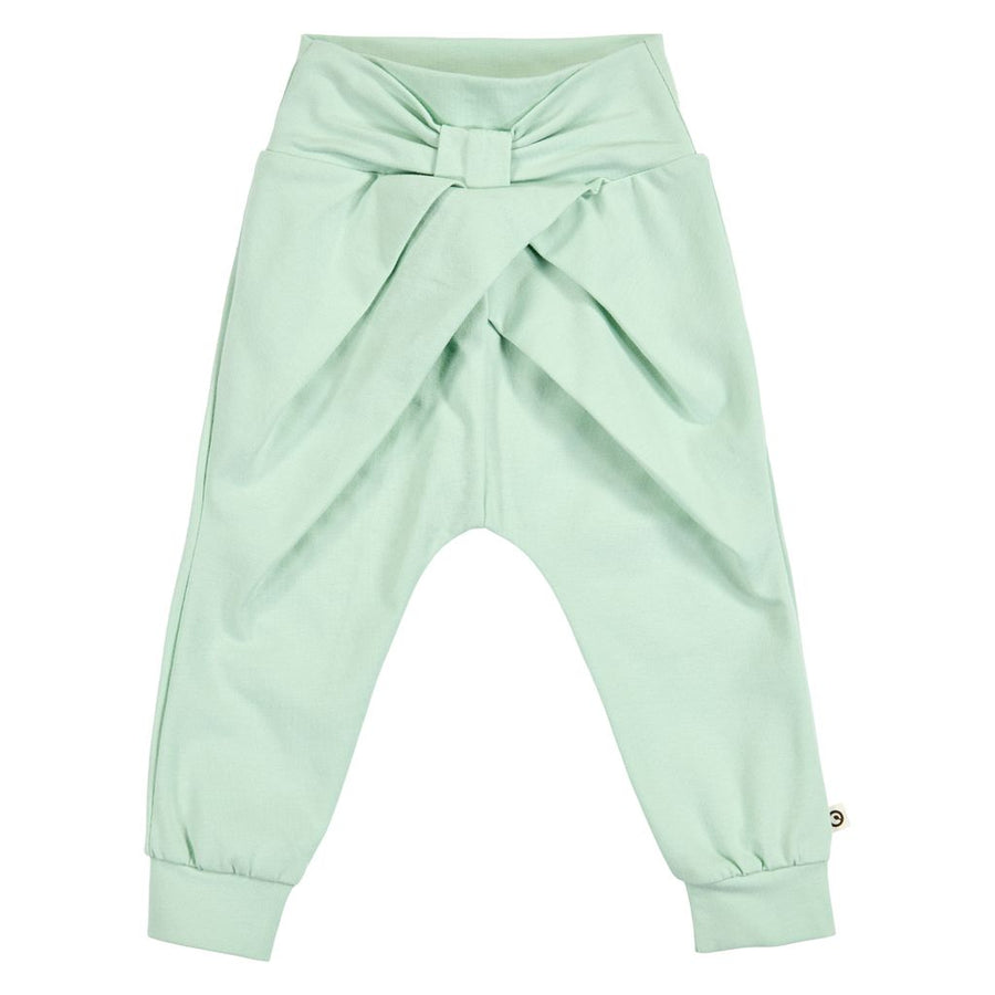 Cozy Me Bow Pants - Emerald