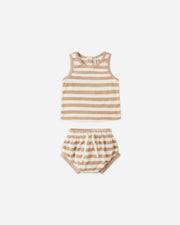 Taylor Knit Set - Butterscotch Stripe