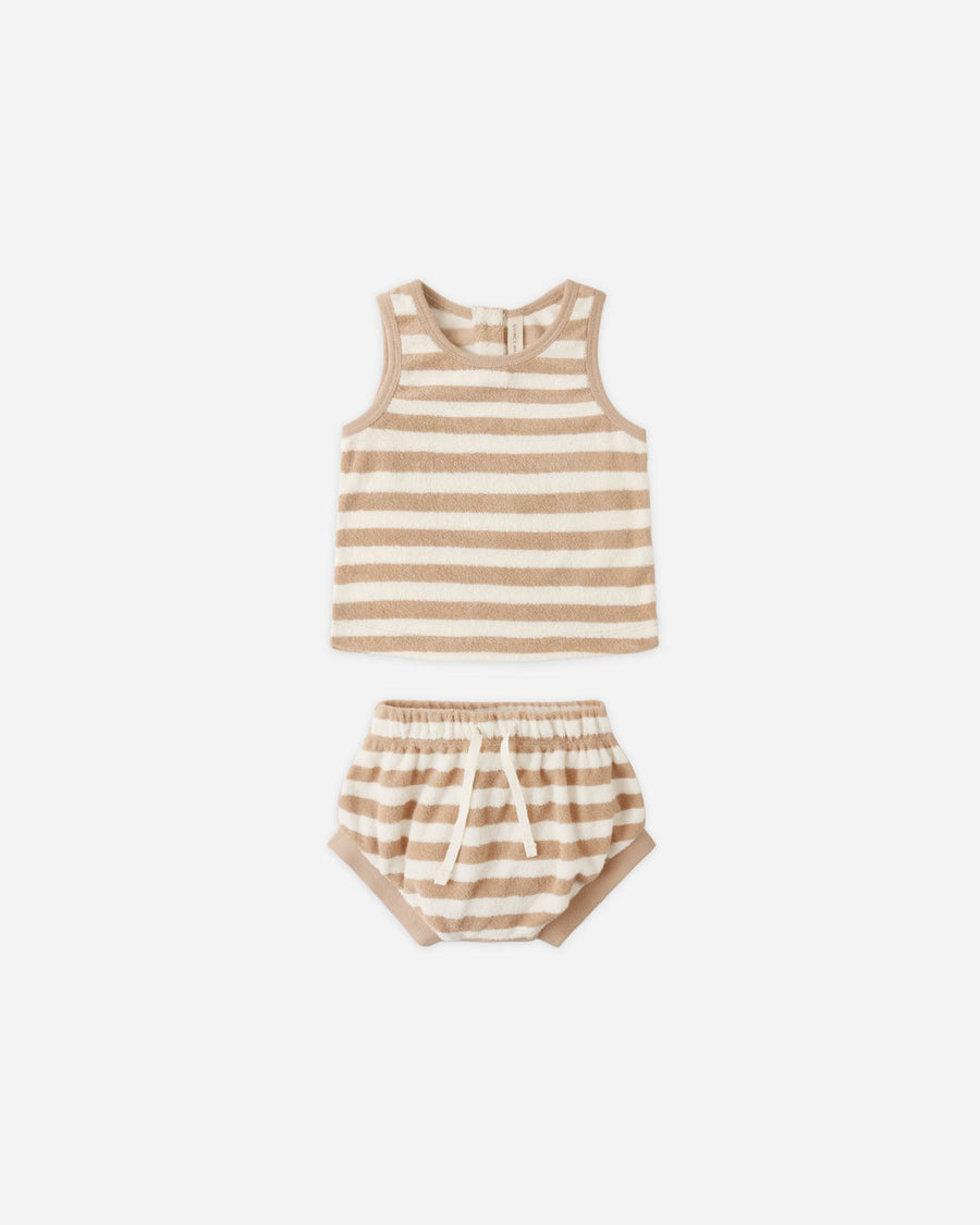 Taylor Knit Set - Butterscotch Stripe
