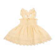 Smocked Top with Bloomer - Italian Straw