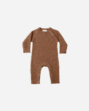 Cozy Heather Knit Jumpsuit - Cedar