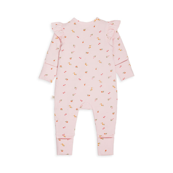 Long Sleeve Zipsuit - Pretty in Pink