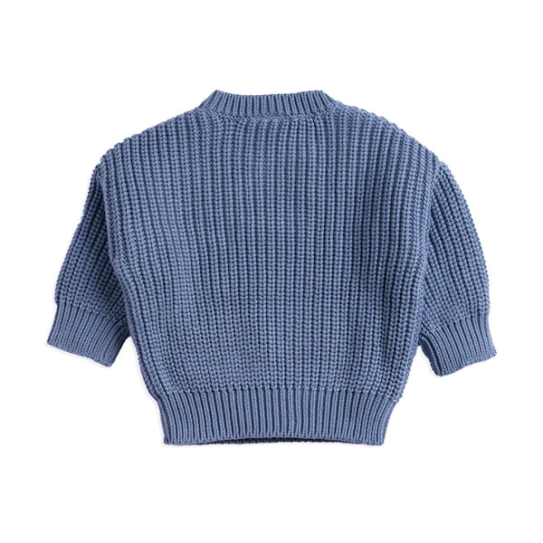 Organic Knitted Chunky Sweater - Tempest