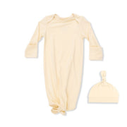 Knotted Gown and Hat - Italian Straw