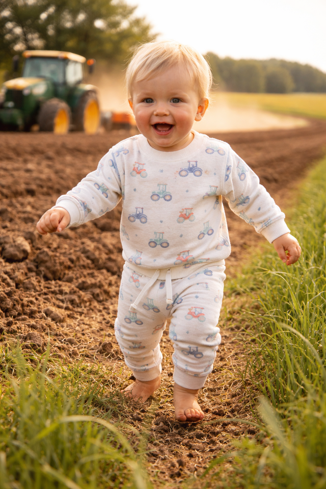 Organic Cotton French Terry Sweat Shirt - Harvest Time