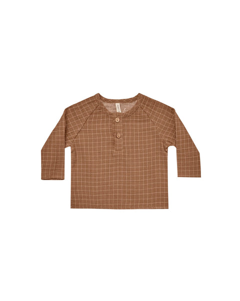 Zion Shirt - Cinnamon Grid