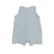 Sleeveless Shortie Romper - Jadeite