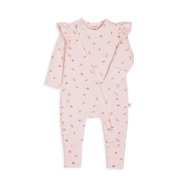 Long Sleeve Zipsuit - Pretty in Pink