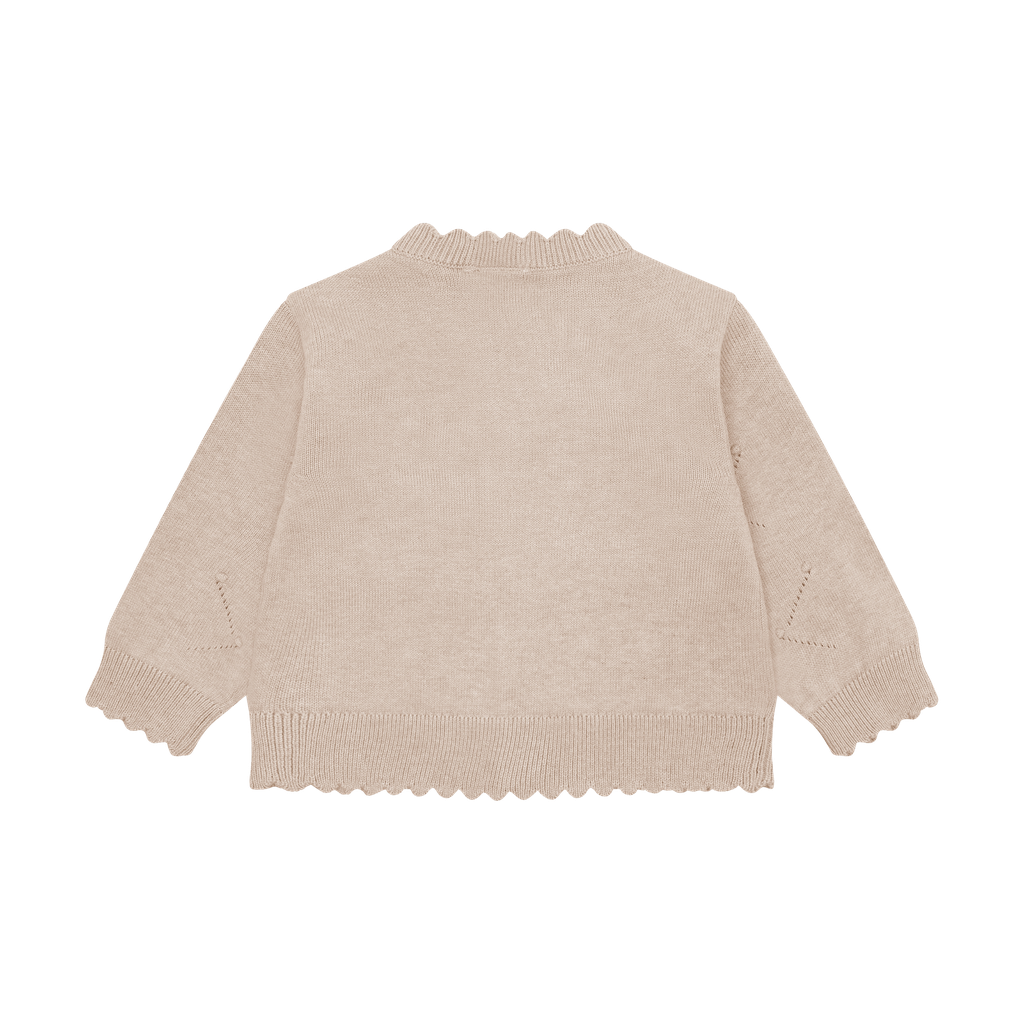 Cardigan Knit - Beige Melange