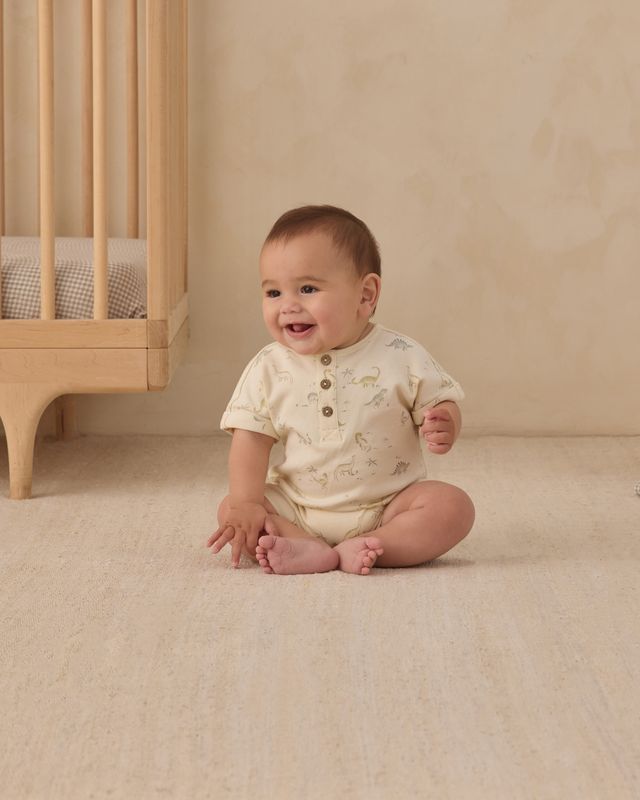 Short Sleeve One Piece - Dinosaur