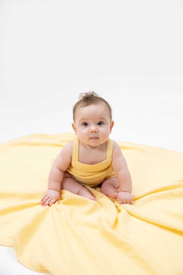 Ruffle Sunsuit - Italian Straw