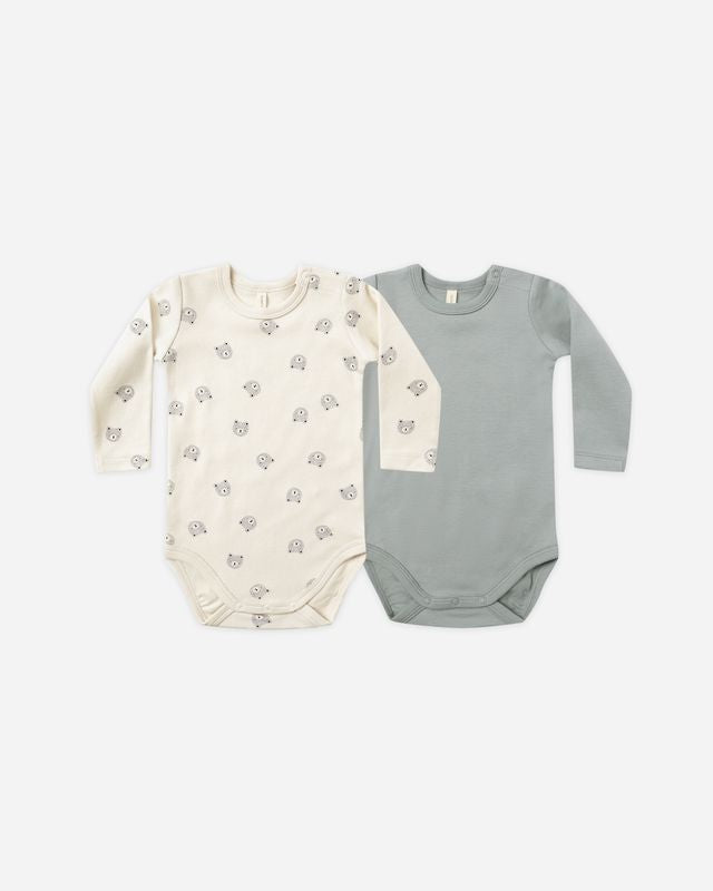 Jersey Bodysuit (Set of 2) - Bears, Steel Blue