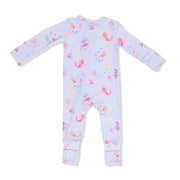Bamboo Zipper Romper - Mermaid Princess