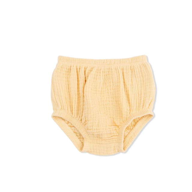 Dress with Bow and Bloomer - Micro Gingham Blue Blizzard