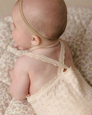 Annie Knit Romper - Ecru