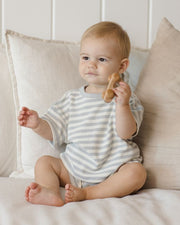 Waffle Tee and Short Set - Sky Stripe