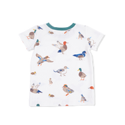 Short Sleeve Bamboo Loungewear Set - Ducks