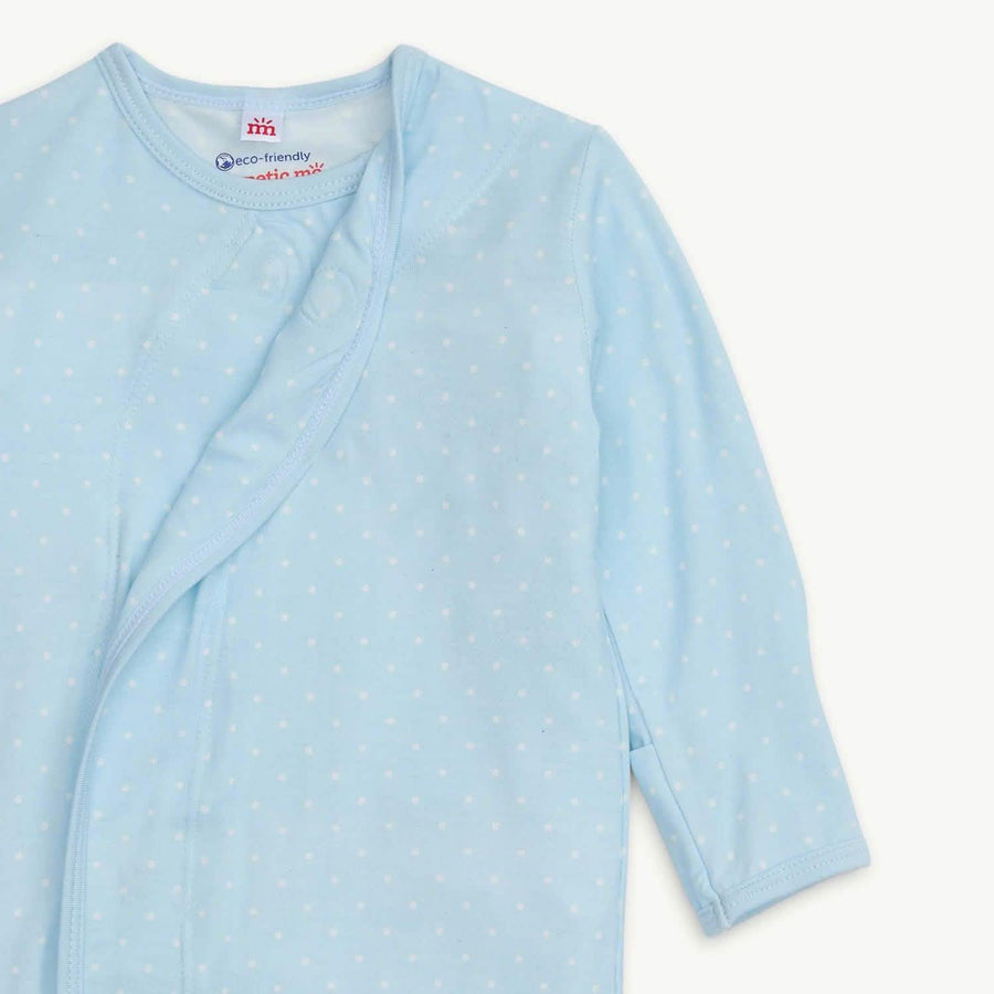 Modal Magnetic Gown & Hat - Blue Pin Dot