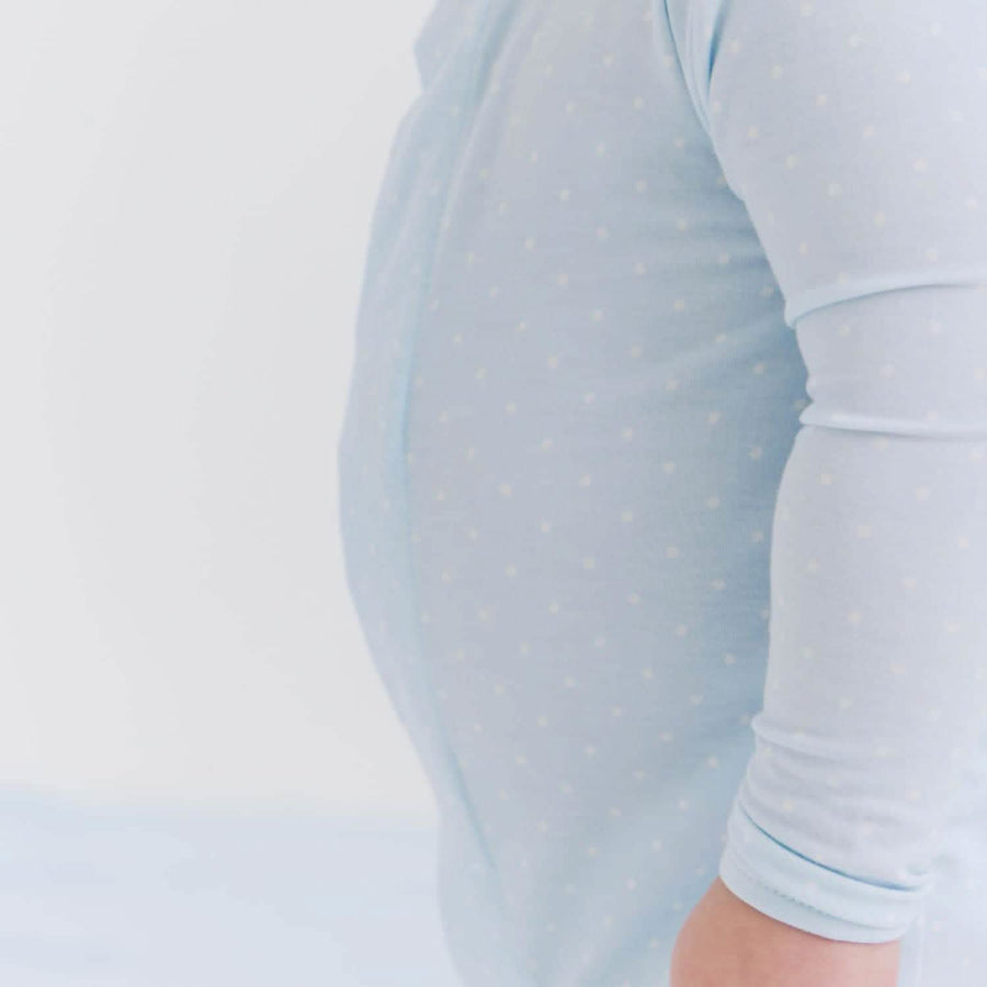 Modal Magnetic Footie - Blue Pin Dots