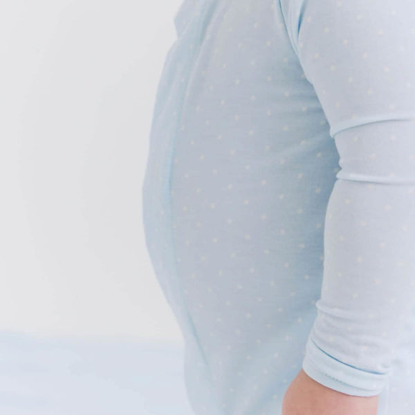 Modal Magnetic Footie - Blue Pin Dots