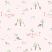 Modal Magnetic Ruffle Gown & Hat - Pink Serene Safari
