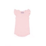 Flutter Sleeve Bodysuit - Champagne Pointelle