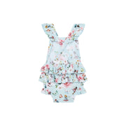 Ruffle Strap Bubble Romper - Melinda