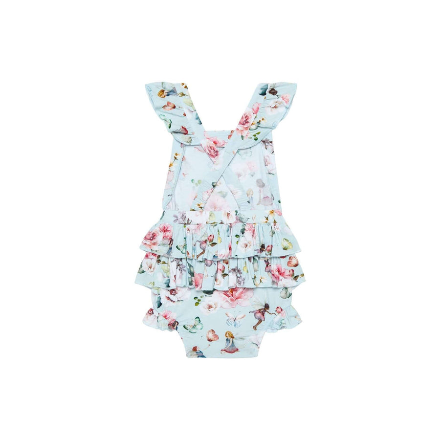 Ruffle Strap Bubble Romper - Melinda