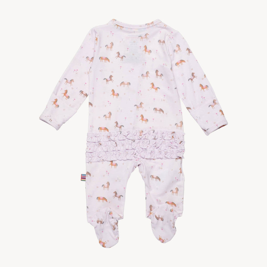 Modal Magnetic Footie - Purple Rein