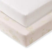 Organic Cotton Crib Sheet - Set of 2 (Various Colors)