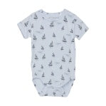 Short Sleeve Bamboo Bodysuit - Plein Air