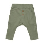 Cotton Ribbed Pants - Sea Spray