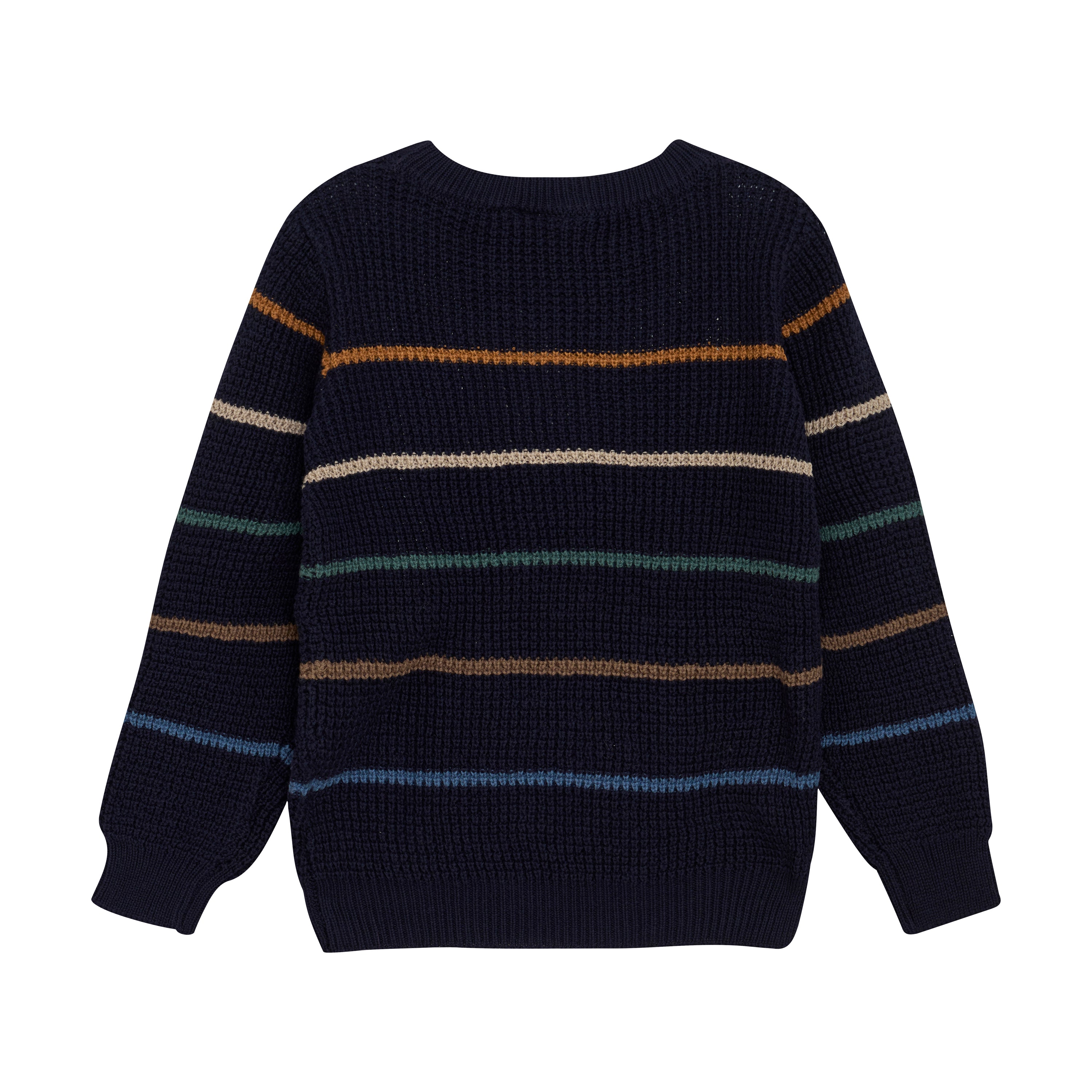 Pullover Knit Sweater - Parisian Night Stripe