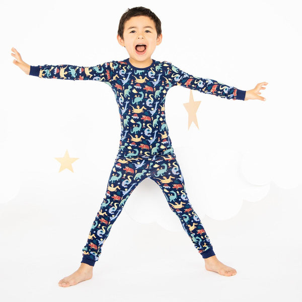 Modal Magnetic Toddler Pajamas - Talon-Ted