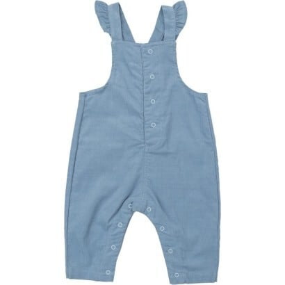 Ruffle Overalls - Cord Glacier Lake