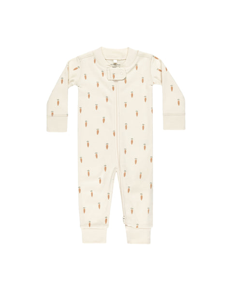 Zip Longsleeve Sleeper - Carrots