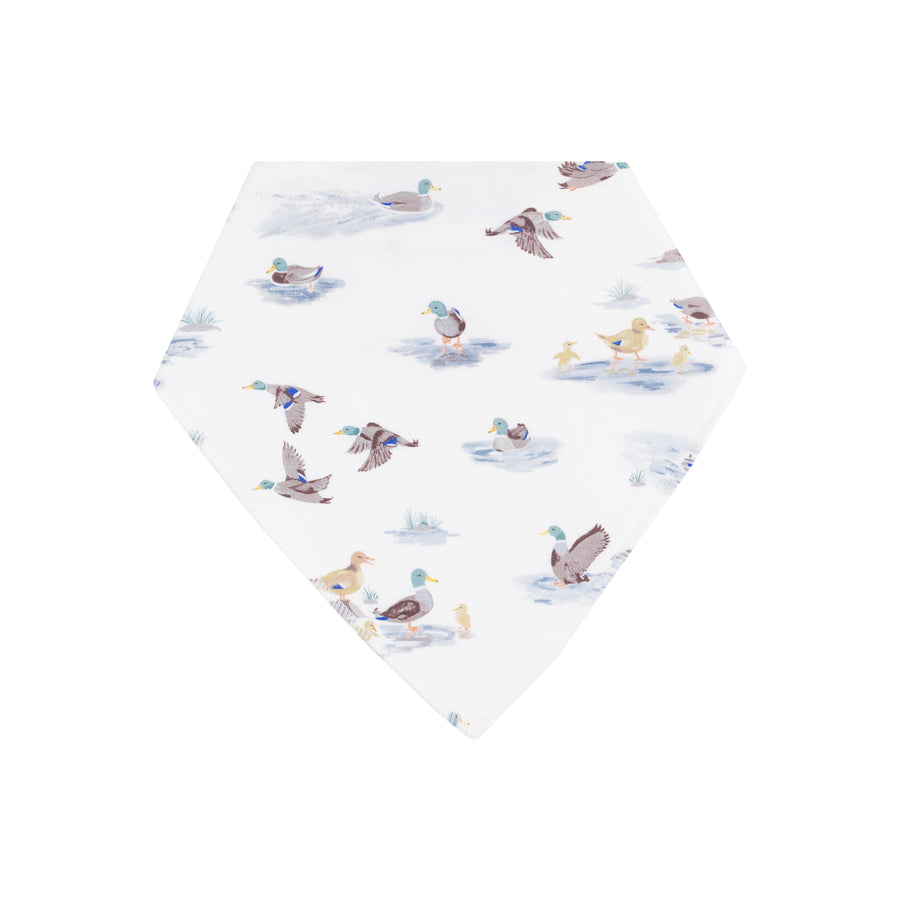 Bamboo Bandana Bib - Migrating Mallards
