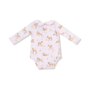 Peter Pan Collar Bodysuit - Little Fawn