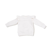 Ruffle Shoulder Sweatshirt - Trick or Treat