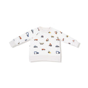 Ragland Henley and Jogger Set - Construction Vehicles